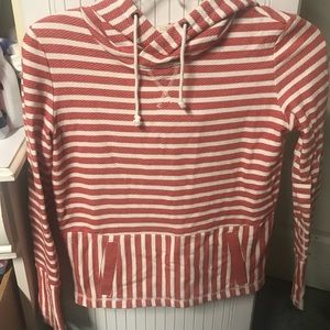 Striped beach sweatshirt